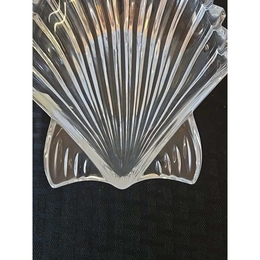 Marquis by Waterford Crystal Shell Trinket Tray Candy Dish Made In Germany